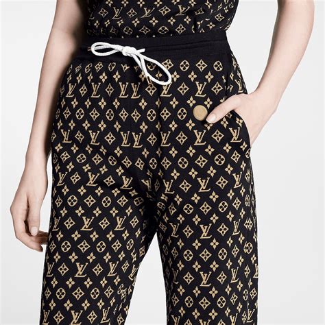 louis vuitton velour joggers|Leather Jogging Pants .